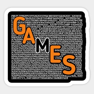 Funny complex game play video game Sticker